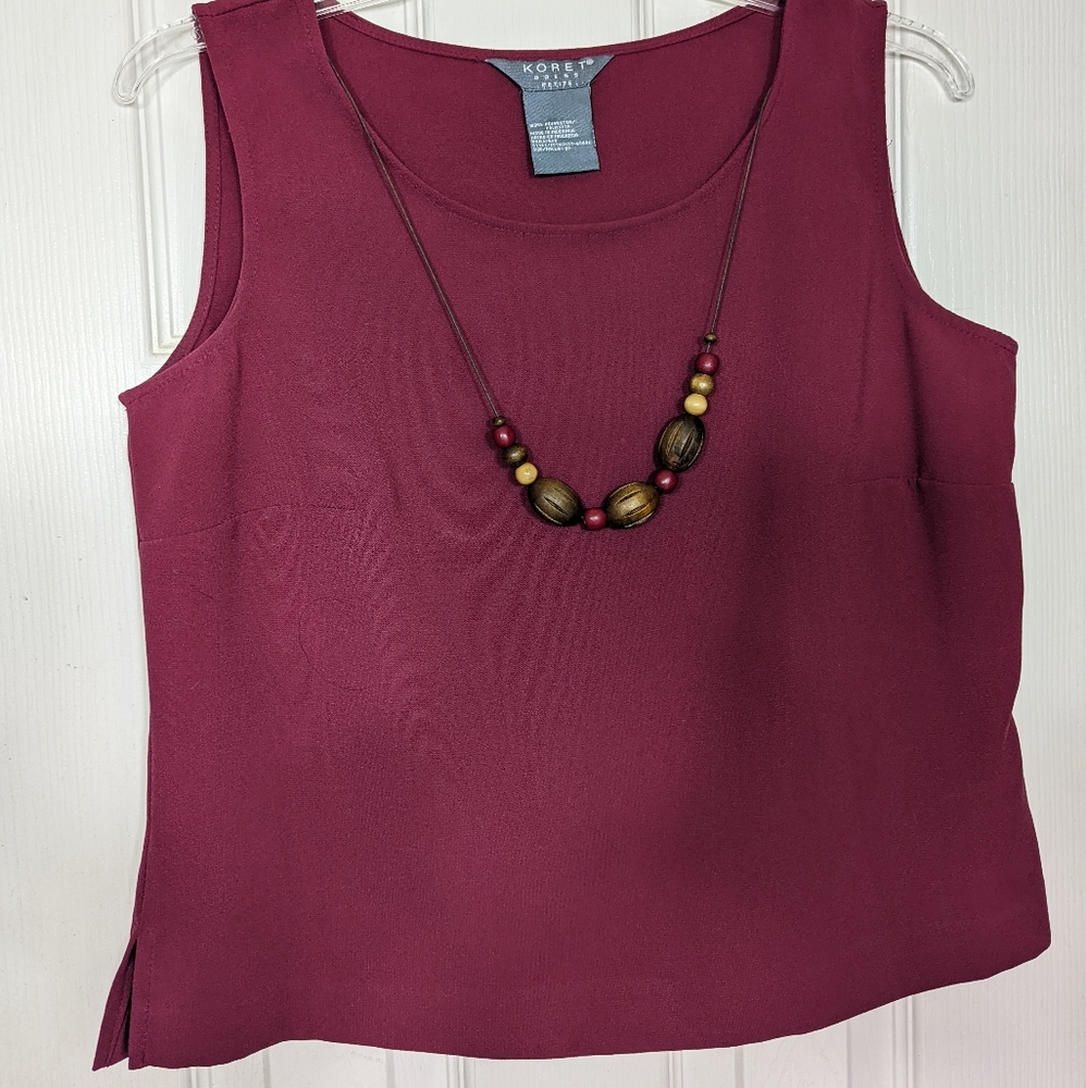Mauve summer top.